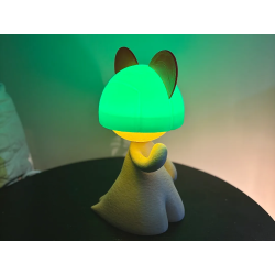 Lampara de Ralts Impresa en 3D | Lámpara Pokémon LED
