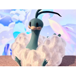 Lampara de Altaria Impresa en 3D | Lámpara Pokémon LED