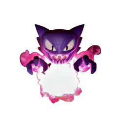 Lampara de Haunter Impresa en 3D | Lámpara Pokémon LED