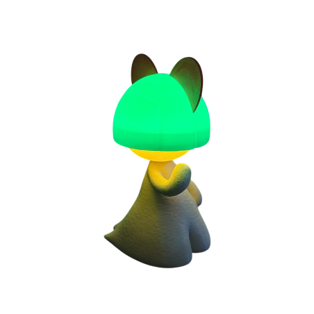 Lampara de Ralts Impresa en 3D | Lámpara Pokémon LED